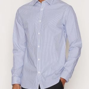 Selected Homme Shdtwotim-Luca St Shirt Ls Noos Kauluspaita Vaaleansininen