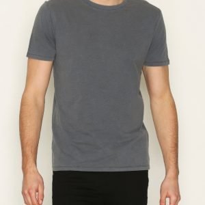 Selected Homme Shhben Overdye Ss O-Neck Tee Noos T-paita Tummansininen