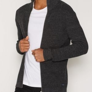 Selected Homme Shhbonn Zip Cardigan Pusero Harmaa