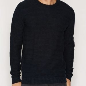 Selected Homme Shhcarnaby Crew Neck Pusero Tummansininen