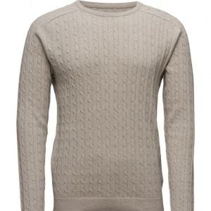 Selected Homme Shhclay Cable Crew Neck pyöreäaukkoinen neule