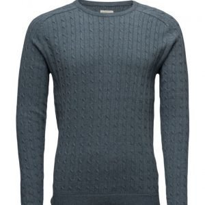 Selected Homme Shhclay Cable Crew Neck pyöreäaukkoinen neule