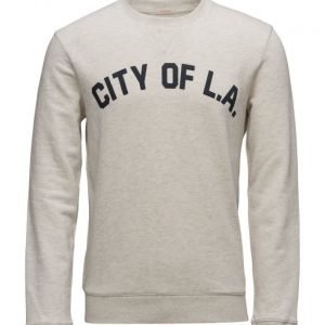 Selected Homme Shhemmet Print Crew Neck Sweat svetari