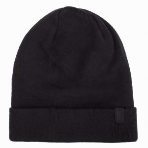 Selected Homme Shhleth Cotton Beanie Pipo Musta