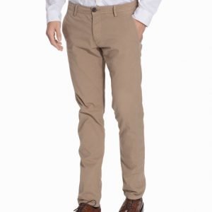 Selected Homme Shhoneluca Greige St Pants Noos Housut Beige