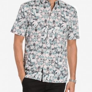 Selected Homme Shhtwosunset Shirt Ss Kauluspaita Vaaleanruskea