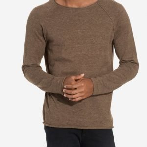 Selected Homme Shnclash Crew Neck Noos Pusero Vaaleanruskea