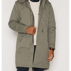 Selected Homme Shnfishtail Parka Takki Vihreä