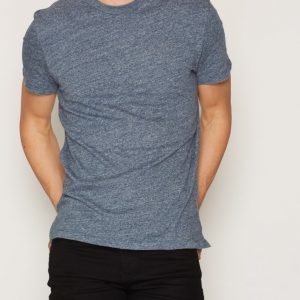 Selected Homme Shnmagne Melange Ss O-Neck Tee T-paita Sininen