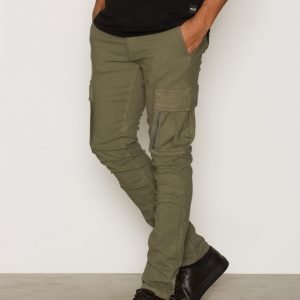 Selected Homme Shnnaples Olive Cargo Pants Housut Tummanvihreä