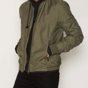 Selected Homme Shnnewlight Bomber Jacket Takki Olive