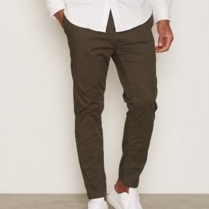 Selected Homme Shxbastian Pants Housut Tummanruskea