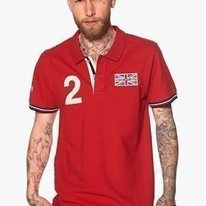 Selected Homme Speed solid racing polo Haute Red