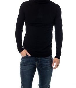 Selected Homme Tower Merino Roll Neck Black