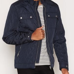 Selected Homme shuJOHN Quilted Jacket Takki Dark Navy