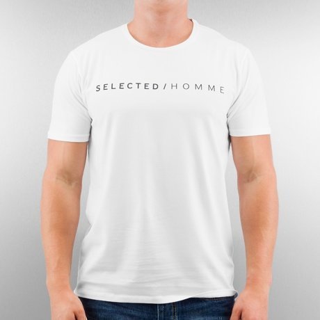 Selected T-paita Valkoinen