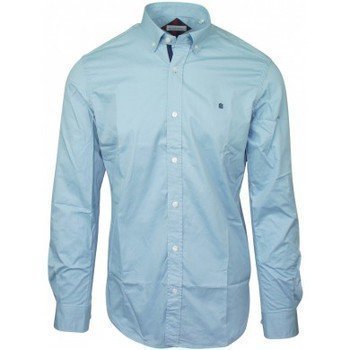 Serge Blanco Chemise oxford bleu kauluspaita