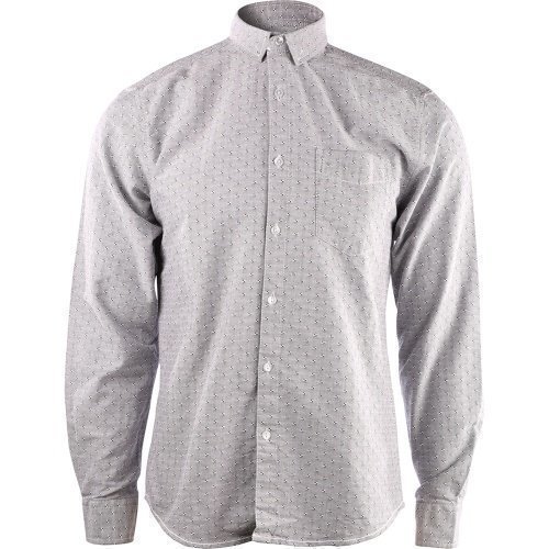 Shine Jacquard oxford shirt Blue