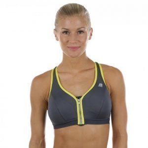 Shock Absorber Active Zipped Plunge Bra Urheiluliivit Harmaa / Keltainen