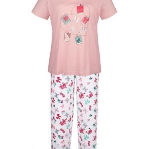 Simone Pyjama Roosa / Ecru