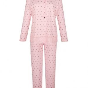 Simone Pyjama Vanharoosa / Ecru / Harmaanruskea