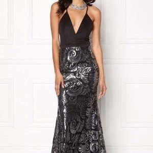 Sisters Point Nalow Dress Black/Silver