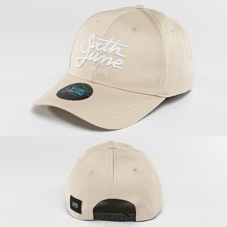 Sixth June Snapback Lippis Beige