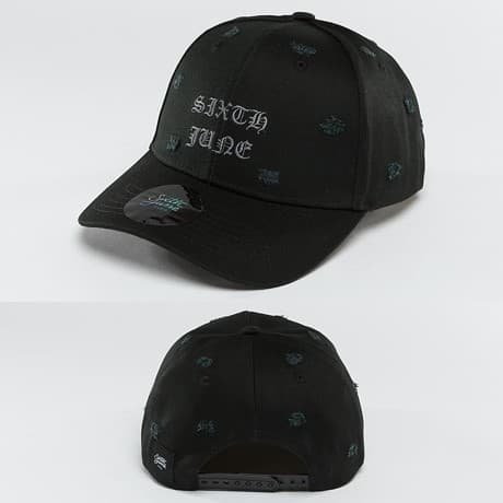 Sixth June Snapback Lippis Musta