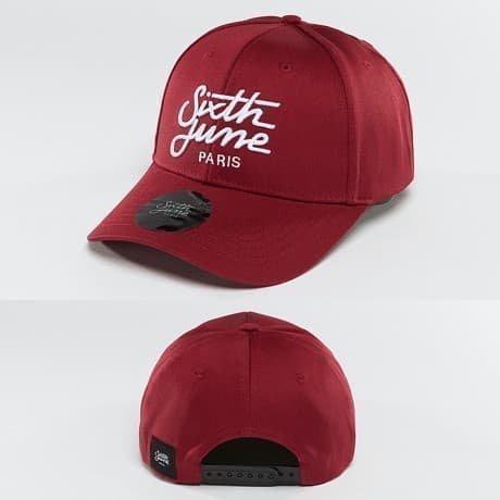 Sixth June Snapback Lippis Punainen