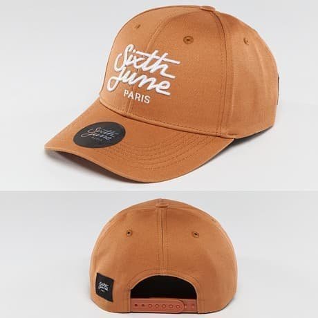 Sixth June Snapback Lippis Ruskea