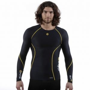 Skins A200 Compression Long Sleeve Kompressiopaita Musta