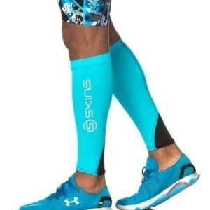 Skins Calftights MX Unisex Cyan/Black