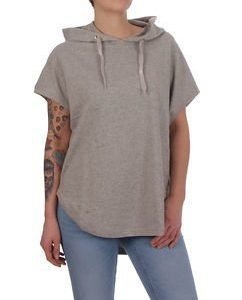 Sleeveless Ladies Hoody Grey