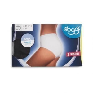 Sloggi Basic Midi Alushousut 3-Pack