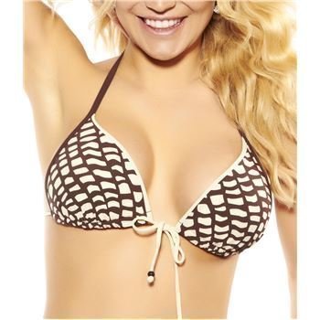 Sloggi Brown Ethno Triangle Bra Brown