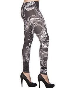 Snake Bone Leggings Anthracite