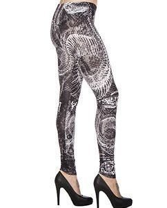 Snake Leggings Black