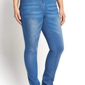 So Fabulous Farkut Straight Fit Haalistettu denim