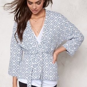 Soaked In Luxury Alicia Kimono Creme/Print