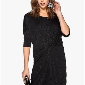 Soaked In Luxury Hope Dress Black w. silver