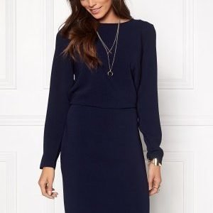 Soaked In Luxury Katia Dress Peacoat