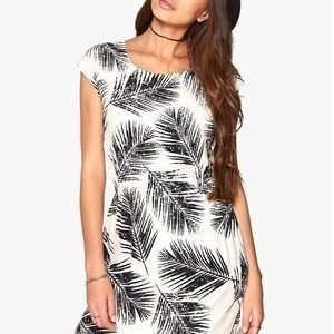 Soaked In Luxury Palm dress Black/Offwhite