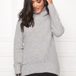 Soaked In Luxury Pearl Pullover Light Grey Melange