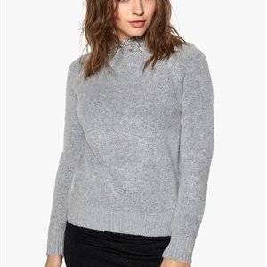 Soaked In Luxury Sophy Jumper Light Grey Melange