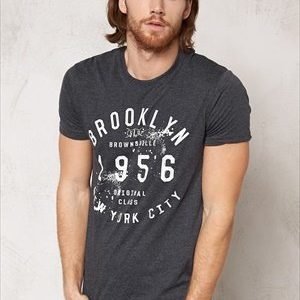 Solid Ace T-shirt 8991 Ins Blue