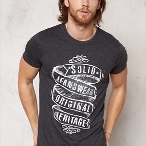 Solid Araby T-shirt 8288 Dark Grey