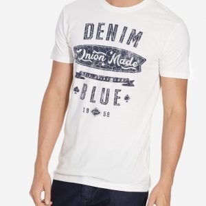 Solid Denon T-shirt T-paita Offwhite