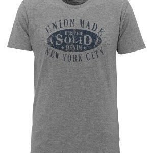 Solid Elif T-shirt 8236 Grey Mel