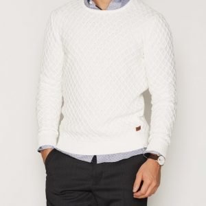 Solid Fransisco Knit Pusero Offwhite