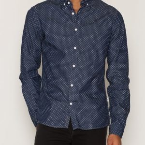 Solid Gabryel Shirt Kauluspaita Insignia Blue